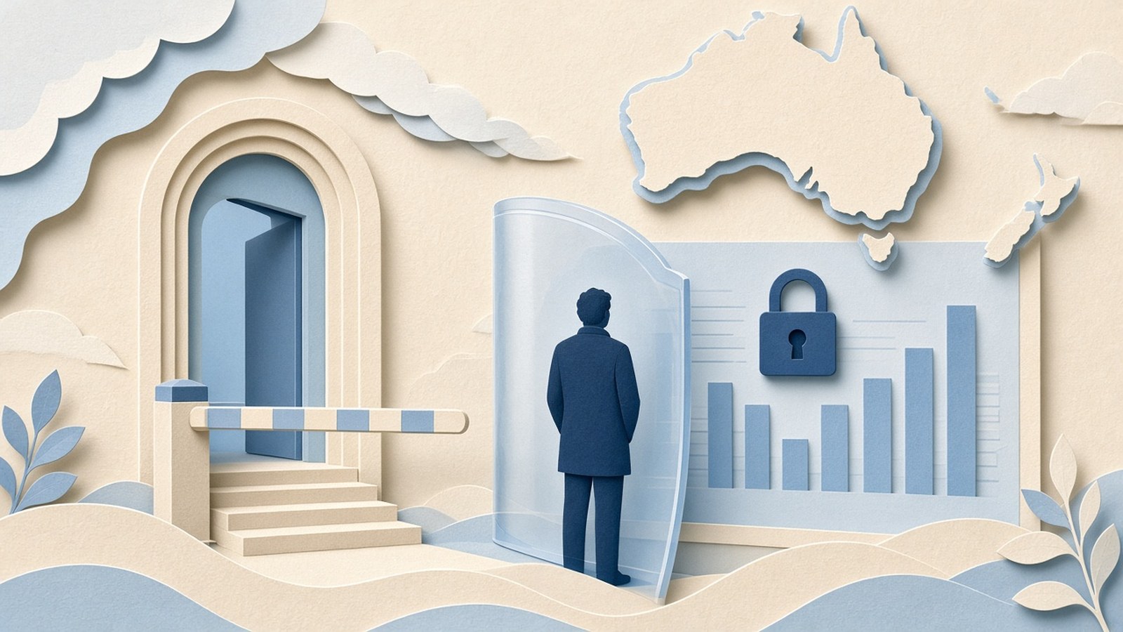 Generated cover art for: OpenAI eval agent: unauthorised access to AU Medicare statistics portal